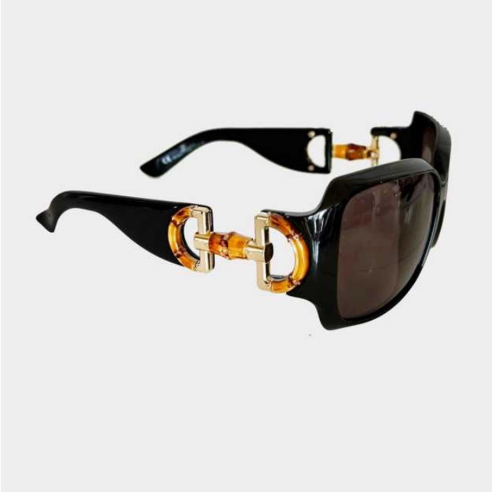 Gucci’s Bamboo Horsebit Sunglasses